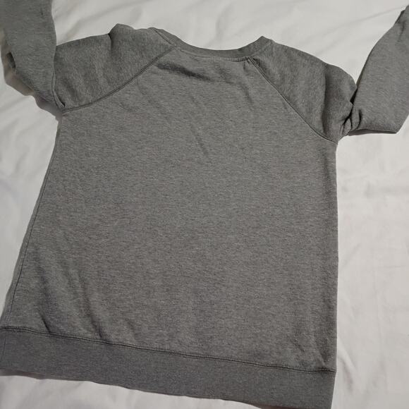 Ugly Christmas Sweatshirt XS Worn out Snowman! Oversized Grey raglan-sleeved - Picture 8 of 12